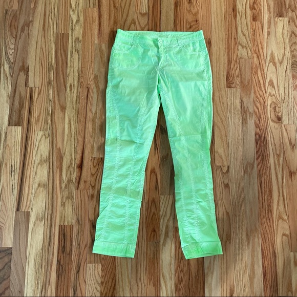 DEHA Neon Green Cotton Pants - Picture 6 of 14
